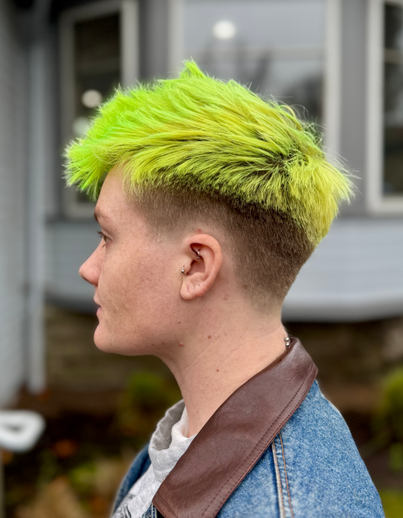 Vivid hair color